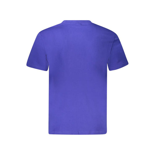 Napapijri Blue Cotton Men T-Shirt