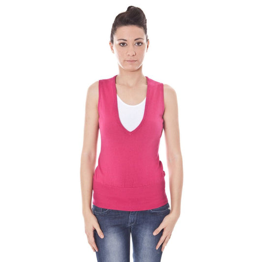 Datch Pink Cotton Waistcoat