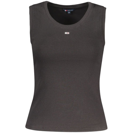 Tommy Hilfiger Black Cotton Tank Top