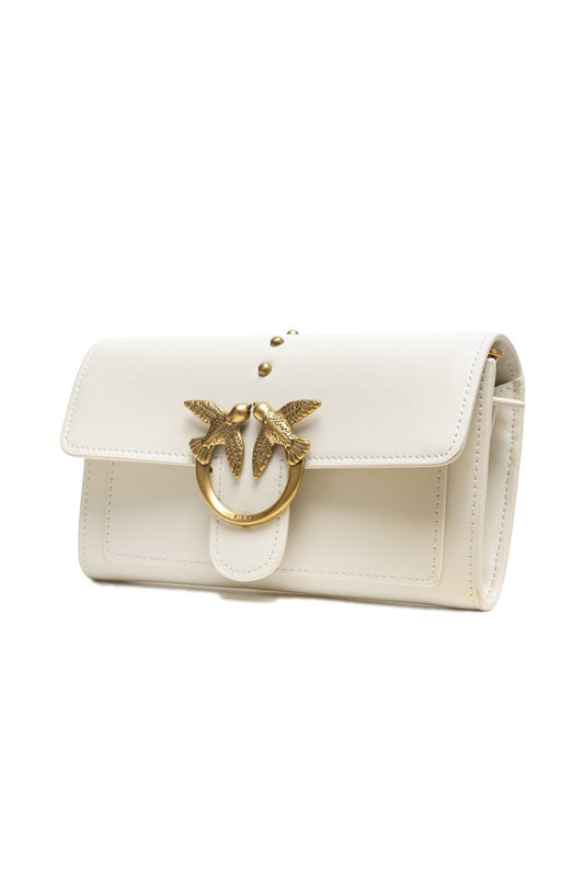 PINKO White Mini Love Bag One Simply