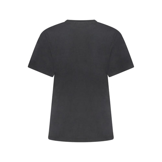 Napapijri Black Cotton T-Shirt