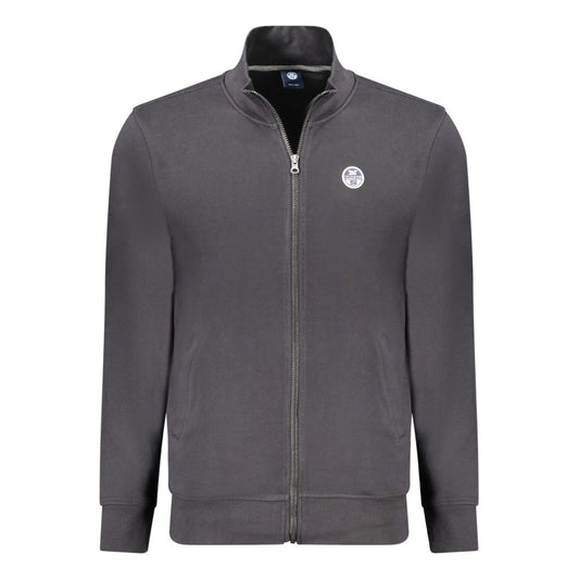 North Sails Black Cotton Sweatshirt