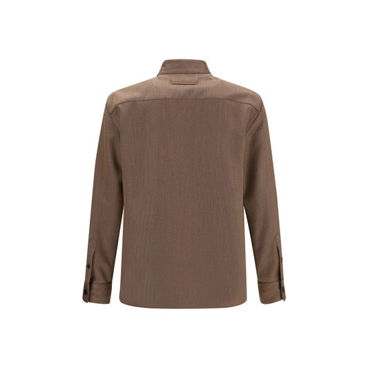 ZEGNA Wool Ovs-overshirt