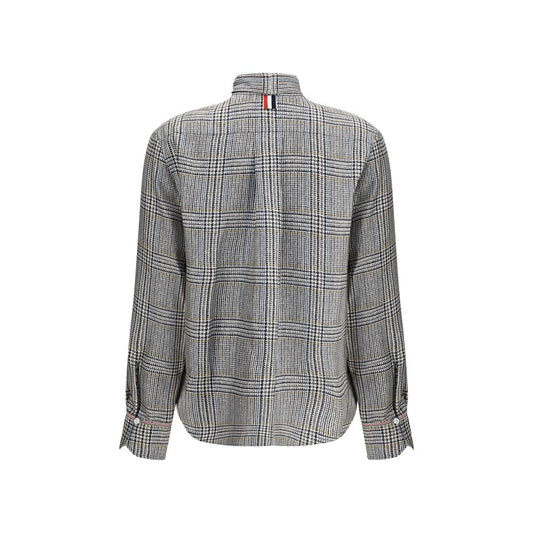 Thom Browne Hunting Tweed Silk Twill Shirt
