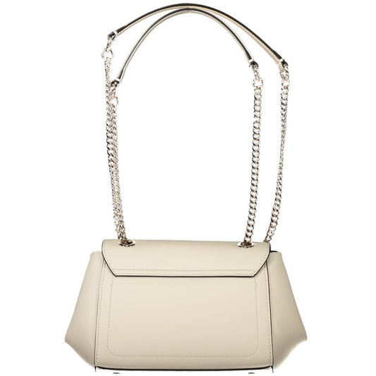 Guess Jeans White Polyethylene Handbag