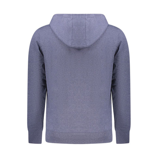 Accademia Militare Blue Cotton Men's Hooded Sweater