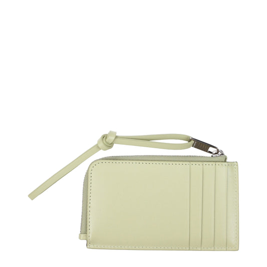 Jil Sander Green Leather Wallets