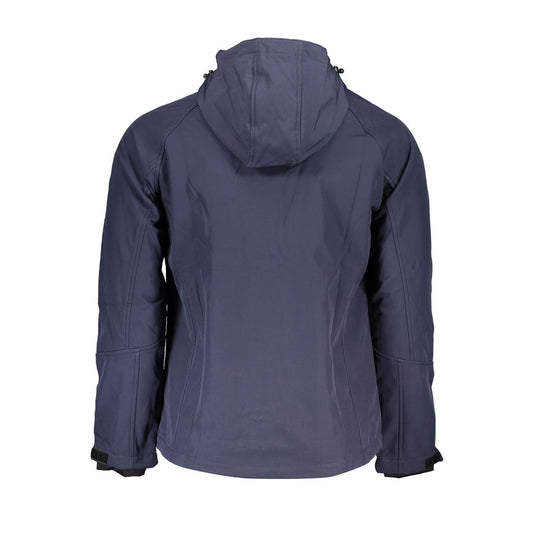 Gianmarco Venturi Blue Polyester Jackets & Coat