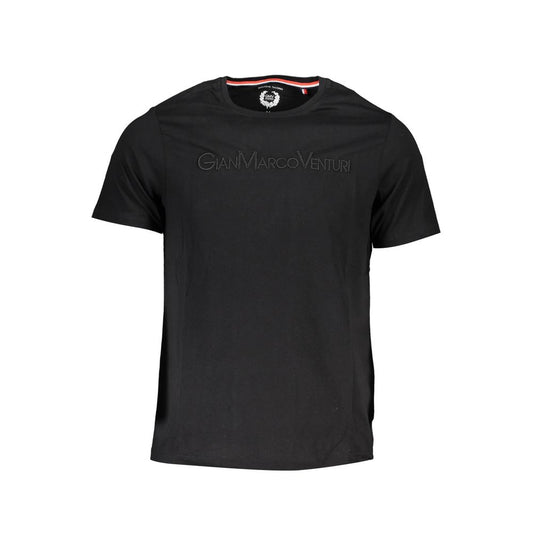 Gianmarco Venturi Black Cotton T-Shirt