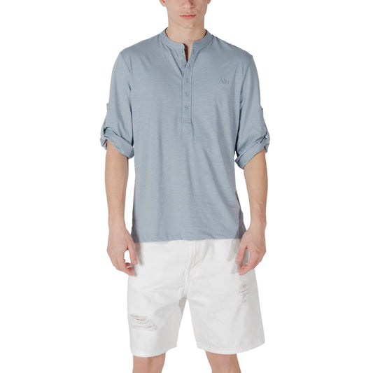 Antony Morato Blue Cotton T-Shirt