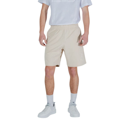 EA7 Emporio Armani Beige Cotton Bermuda