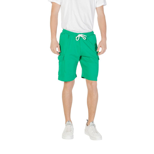 Icon Green Cotton Bermuda