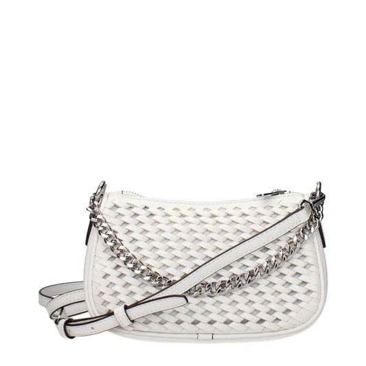 Michael Kors White Leather Handbags