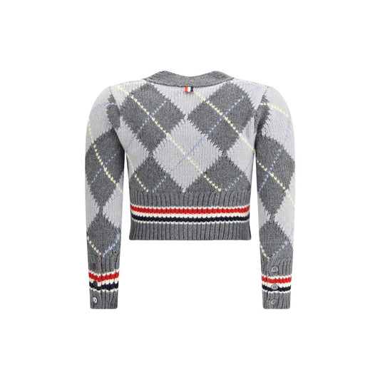Thom Browne Argyle V-Neck Cardigan