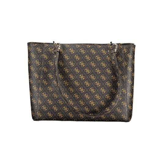 Guess Jeans Brown Polyethylene Handbag
