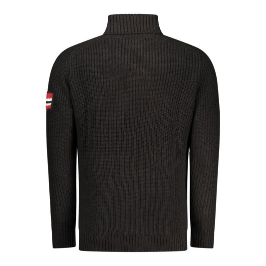 Norway 1963 Black Wool Sweater