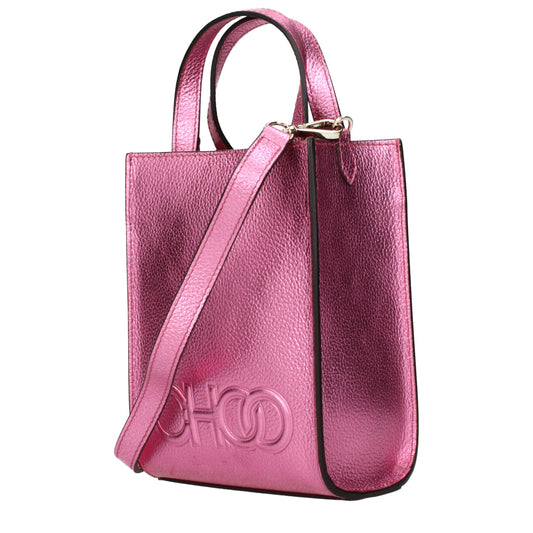 Jimmy Choo Pink Leather Handbags