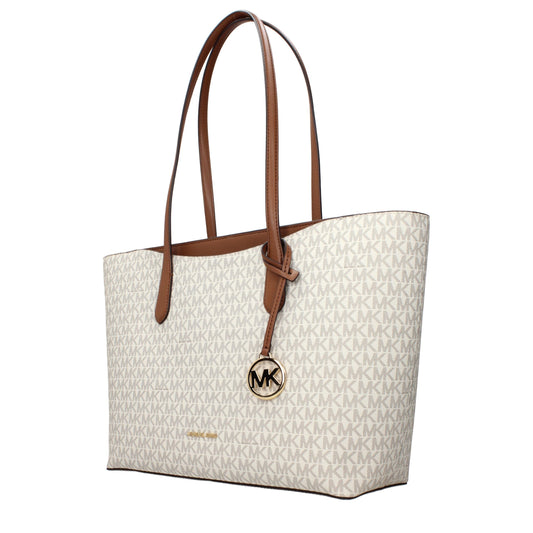 Michael Kors Beige Fabric Shoulder Bags