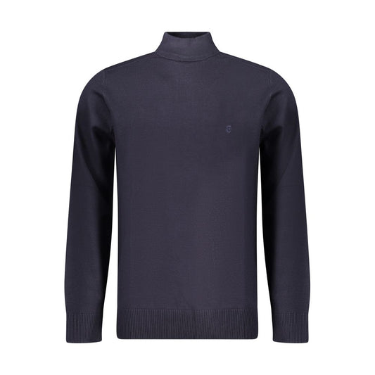 Coveri Moving Blue Nylon Men Sweater