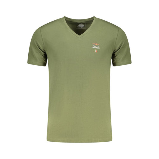 Aeronautica Militare Green Cotton Men Underwear Shirt