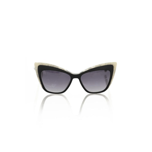 Frankie Morello Black Acetate Sunglasses