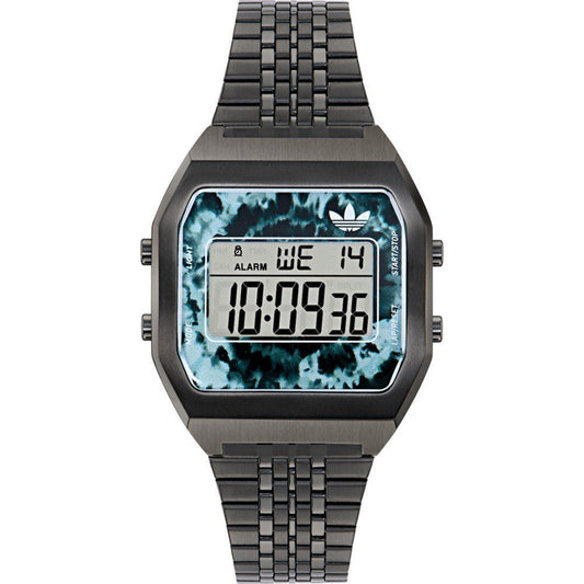 Adidas Black Stainless Steel Digital Watch
