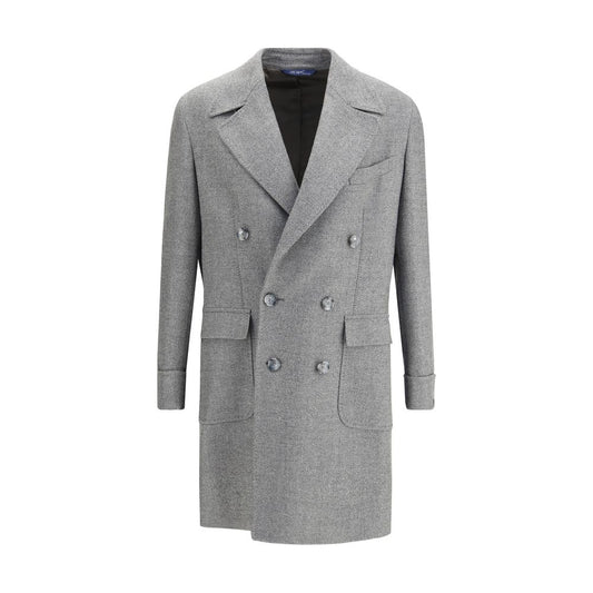 Gi Capri Gray Fleece Wool Coat