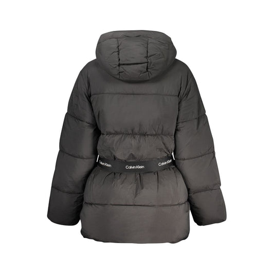 Calvin Klein Black Nylon Jackets & Coat