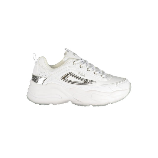 Fila White Polyester Sneaker
