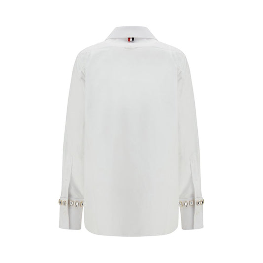 Thom Browne White Cotton Dress Shirt