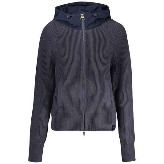 North Sails Blu Polyester Women Cardigan