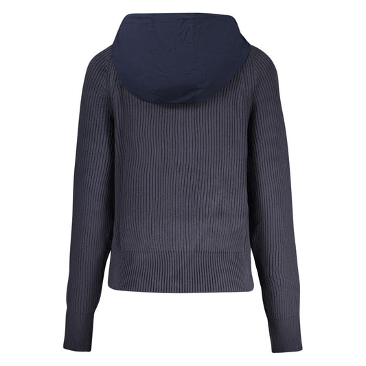 North Sails Blu Polyester Women Cardigan
