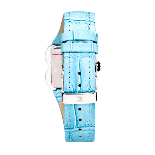 Laura Biagiotti Blue Leather Dress Watch