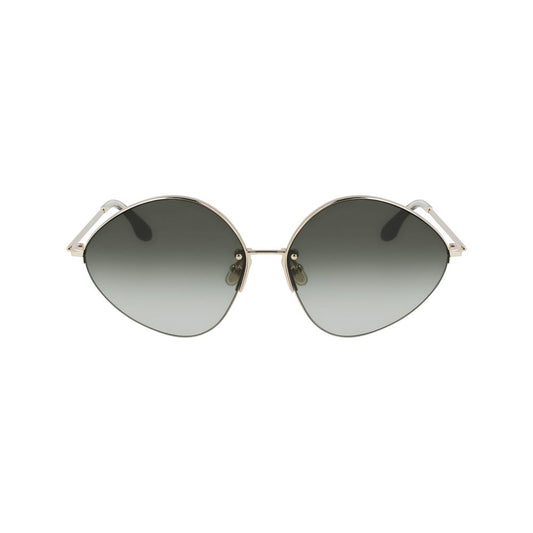Victoria Beckham Gold Metal Sunglasses