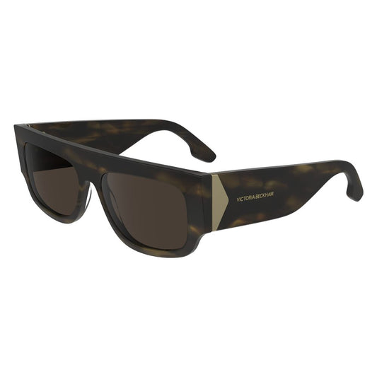 Victoria Beckham Brown Acetate Sunglasses