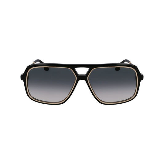 Victoria Beckham Black Acetate Sunglasses