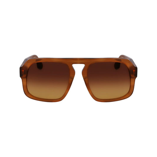 Victoria Beckham Gold Acetate Sunglasses