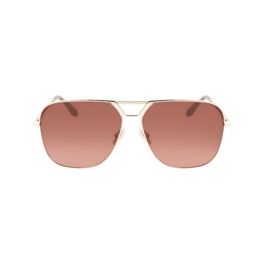 Victoria Beckham Gold Metal Sunglasses