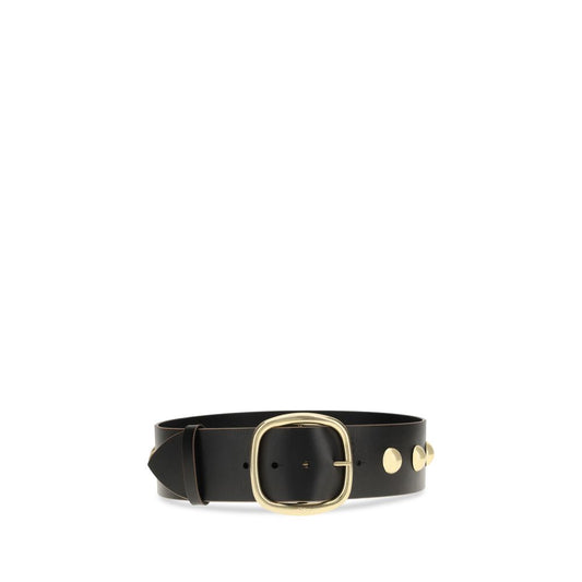 Chloé Black Calf Leather Bos Taurus High-Waist Belt