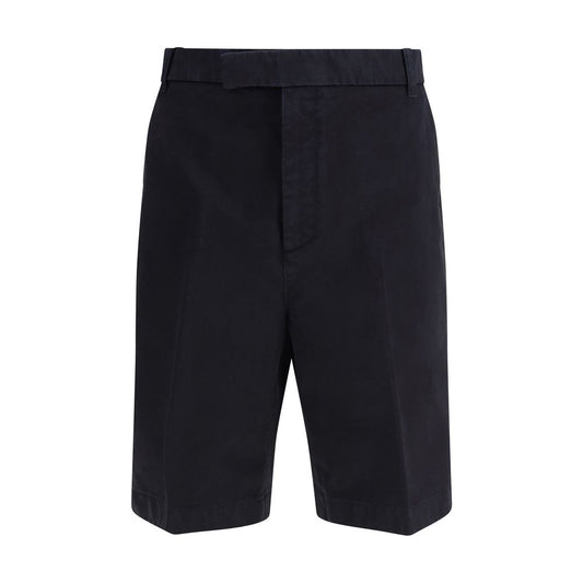 Thom Browne Blue Polyester Bermuda Shorts
