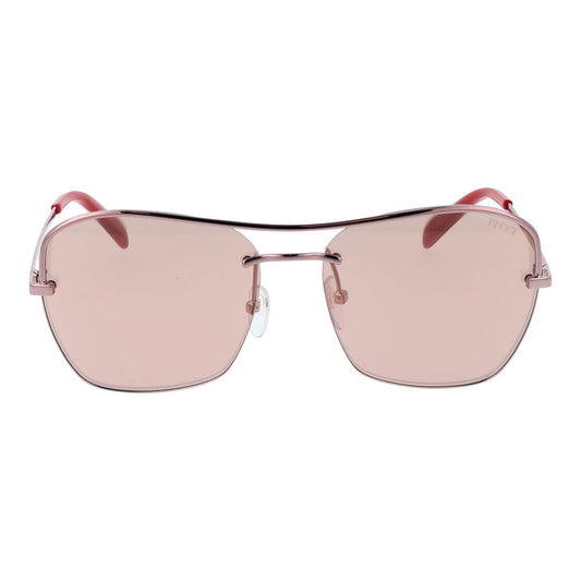 Emilio Pucci Rose Gold Metal Sunglasses