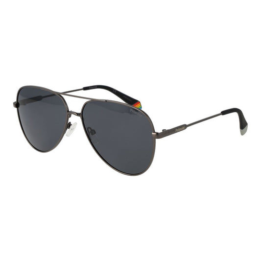 Polaroid Gray Metal Sunglasses