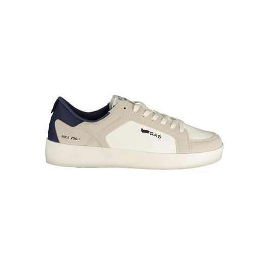 Gas White Polyester Sneaker