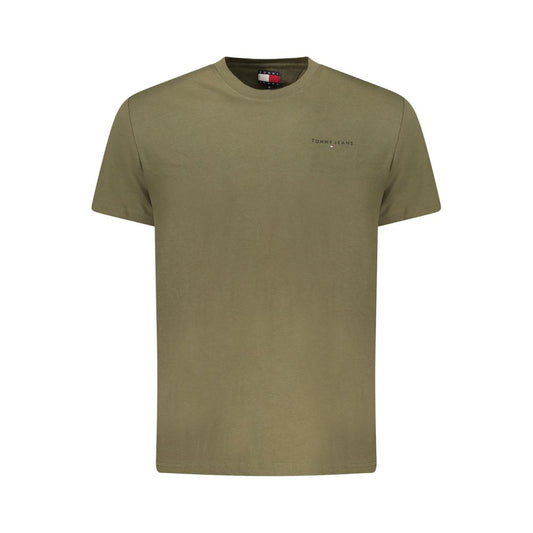 Tommy Hilfiger Verde Cotton Men T-Shirt