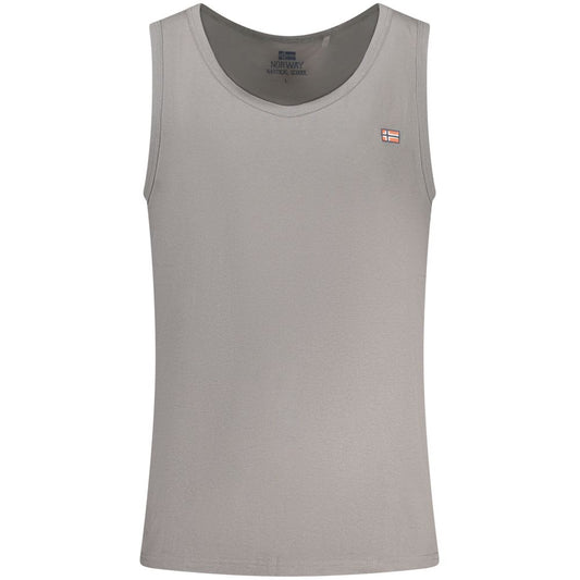 Norway 1963 Grigio Cotton Men Tank Top