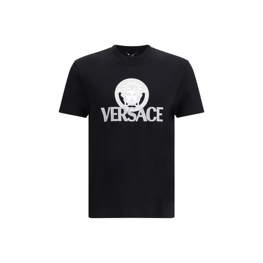 Versace Black Cotton T-Shirt