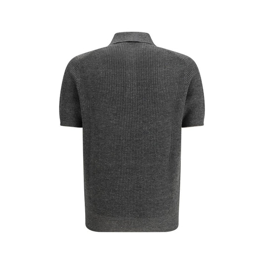 Brunello Cucinelli Gray Cotton Sweatshirt