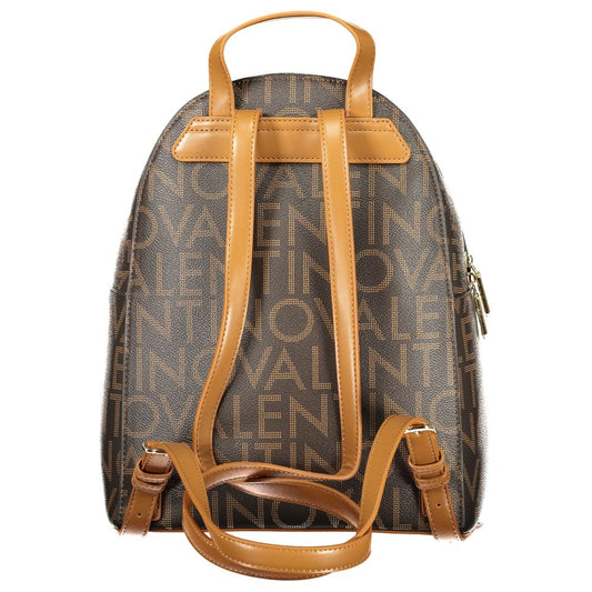 Mario Valentino Brown Polyethylene Backpack