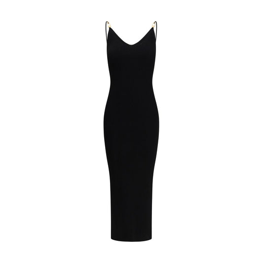 Versace Black Viscose Cocktail Dress