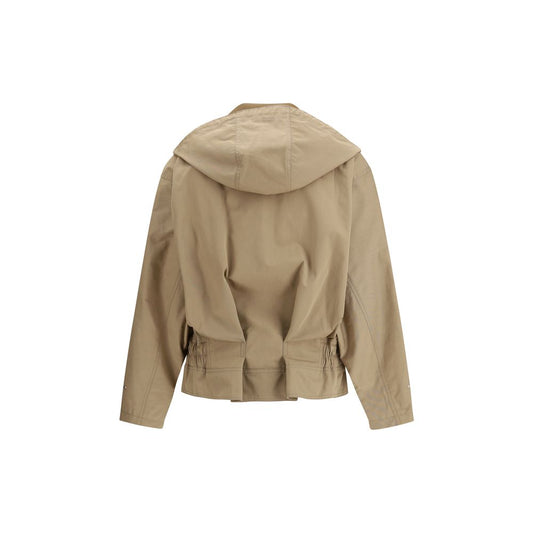 Fendi Beige Cotton Full-Length Jacket